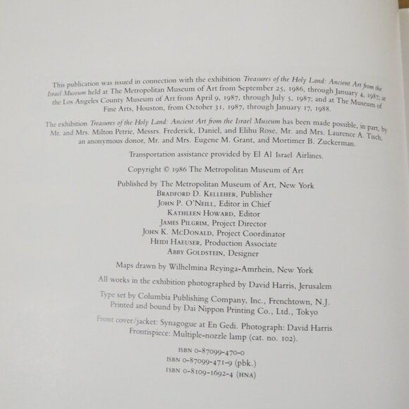 Treasures from the Holy Land: Ancient Art from the Israel Museum 1988 PB - Picture 7 of 12